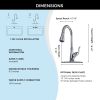 Pull Down Touchless Single Handle Kitchen Faucet